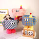 Little Monster Storage Basket Woven Desktop Bedside Home Storage Cute Cartoon Funny Dopamine Storage Basket