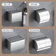 Bathroom toilet tissue box 304 stainless steel punch-free toilet paper box waterproof paper box roll paper towel holder