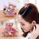 1 Piece Korean Style Small Claw Clip Hairpin Bangs Clip Rhinestone Top Clip Hair Accessory Adult Hair Ornament Hairpin for Women
