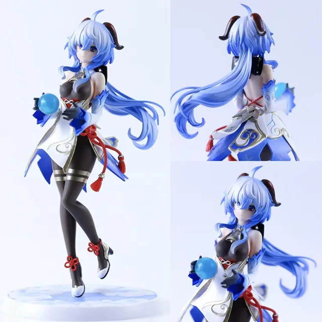 Genshin Impact Figure Hu Tao Klee Beautiful Girl Raiden Shogun Keqing Anime Peripheral Model Case Decoration Gift