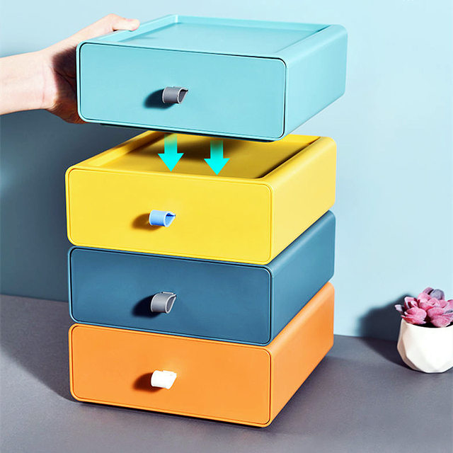 Ins wind desktop storage box cosmetic storage rack office desk student dormitory artifact storage cabinet