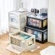 Transparent Foldable Storage Box, Outdoor Camping Storage Box, Clothes, Toys, Snacks, Large-Capacity Storage Box, Bedside Table