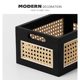 Rattan Solid Wood Storage Basket Desktop Storage Basket Snack Box Sundry Cosmetics Storage Basket Storage Organization Storage Box