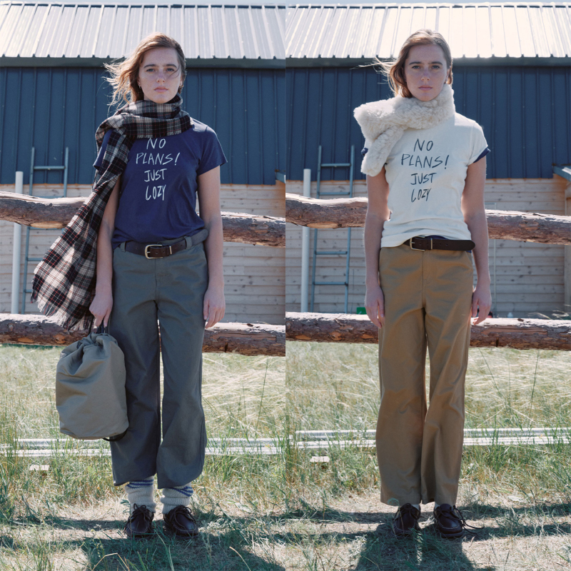 Swaysway “Winter Pasture” Khaki/Military Green Straight-Leg Casual Pants for Women, Autumn and Winter Work Pants