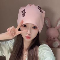 Internet celebrity postpartum confinement hat big head circumference spring and summer pure cotton maternity hat confinement mother hat pregnant women windproof hat women