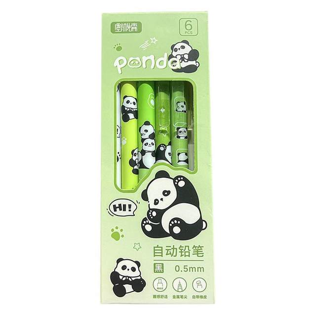 Automatic Pencil Set with High Aesthetic Value for Elementary School Students, 0.5mm Mechanical Pencil Set, Hb Pencil, Cute and Non-Toxic, Fully Automatic Writing