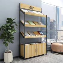 Newspaper rack magazine rack floor-standing office information rack display rack book and newspaper rack brochure display rack storage display rack