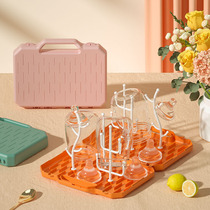 New water cup drying rack pacifier storage rack portable bottle drying rack multi-functional draining rack