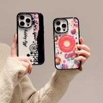 casetis new CASETi joint art Ferris wheel coastline mobile phone case donut on iPhone15Pr