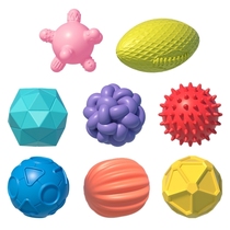 Catch the ball shake hands feel the ball bite touch sense toy touch grasp touch baby massage baby training