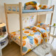 Pure cotton three-piece set student dormitory single dormitory y bunk bed sheet quilt cover six-piece set high school living school