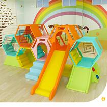 Early education center software sensory system combination honeycomb slide childrens playground playground wooden sponge indoor direct sales