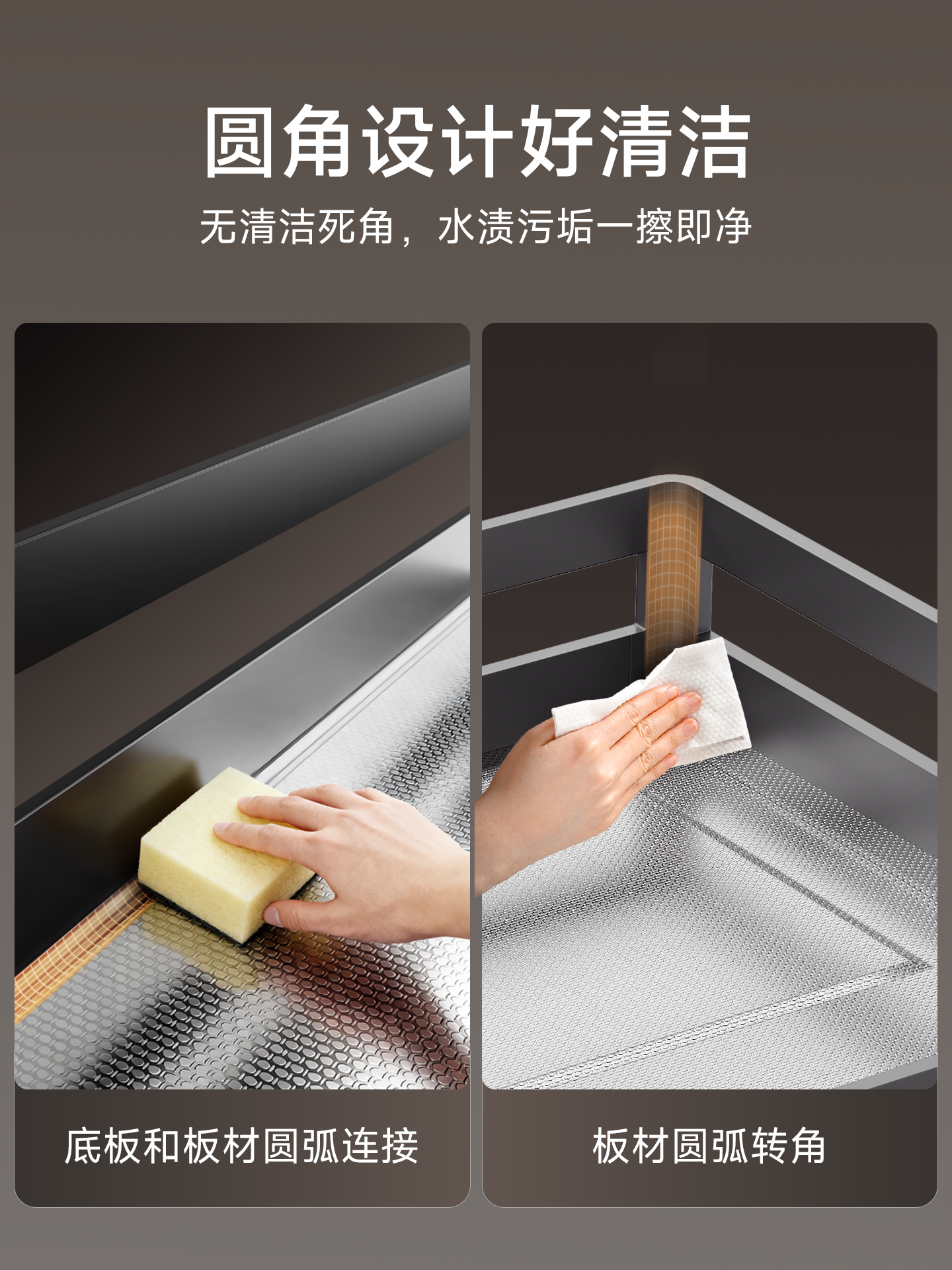 Chijian 304 Stainless Steel Pull-Out Basket Kitchen Cabinet Double-Layer Bowl Basket Drawer-Type Kitchen Cabinet Dish Rack Cupboard Storage