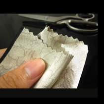 Stainless steel sample professional cutting inch tooth cloth triangle scissors dog tooth 9 cutting cloth sample scissors cutting color card all steel scissors cloth