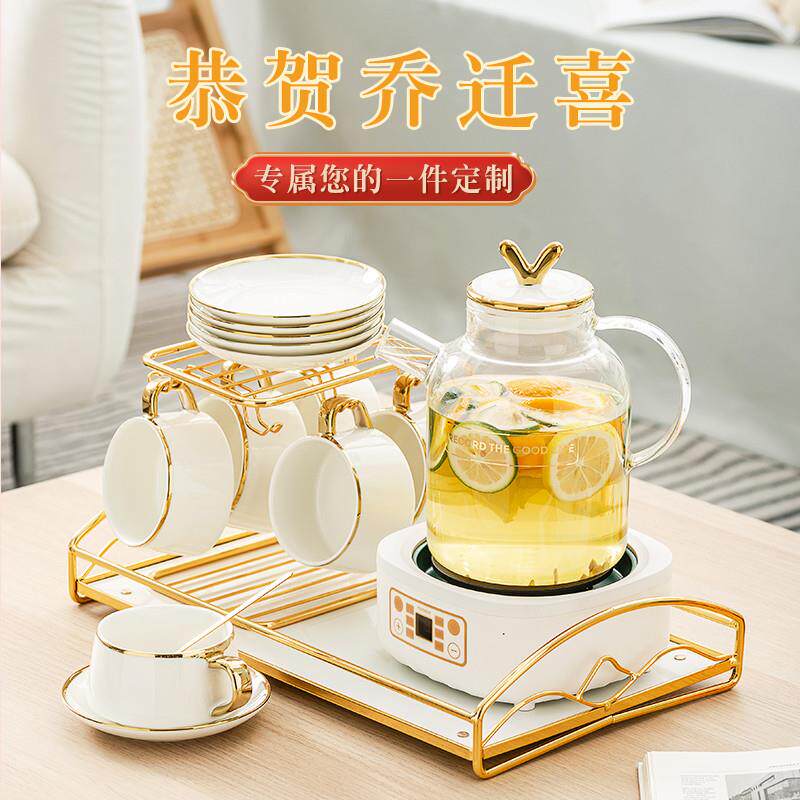 Joe Relocation Joy New Residence Gift New Home Gift Sending Friends Practical Atmosphere Upscale New House Warm House to House Tea Set-Taobao