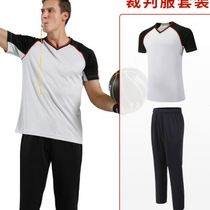 Basketball referee uniform suit male summer referee clothing tops and pants team female referee uniforms and pants with custom printing