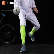 ZHIDA Professional Extra Long Thin Fencing Socks for Adults and Children Boys Breathable Anti-Slip Competition Level Training Socks