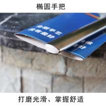 Jinglong stainless steel brick knife handmade knife quenched double-sided tile knife mud masonry masonry tool all-steel masonry knife brick splitting knife