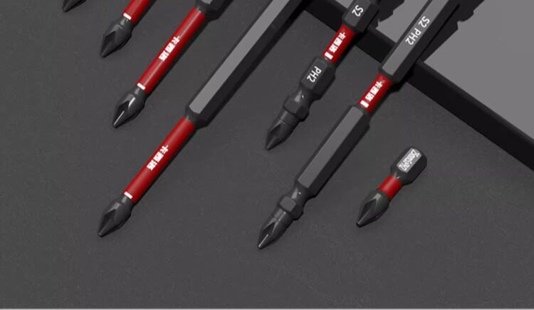 Сверло 德国精工批头十字强磁超硬防滑电动螺丝刀起子电钻披头磁圈高硬度 0001