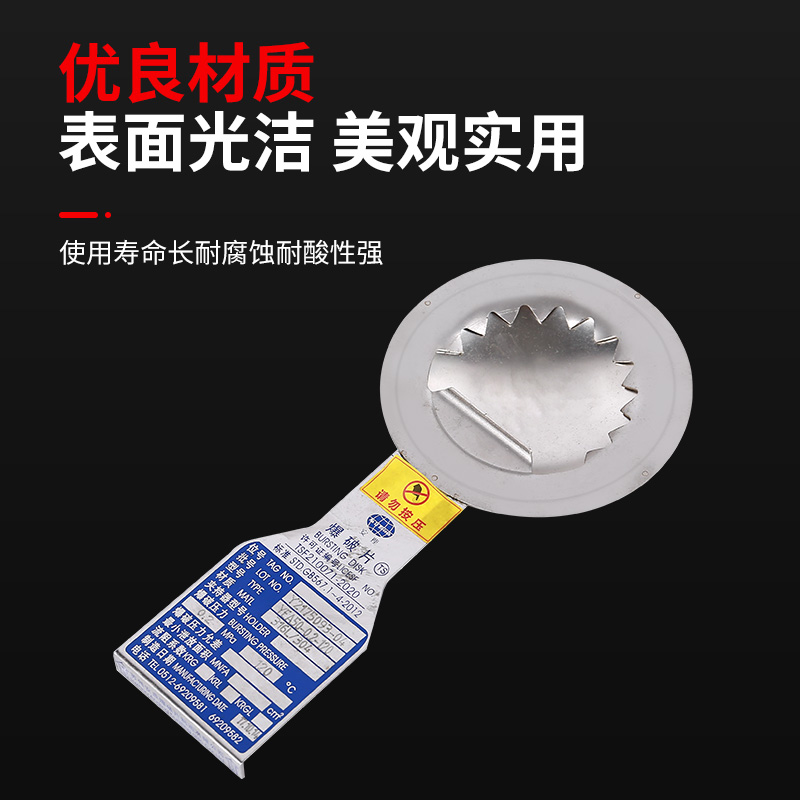反拱鄂齿型爆破片YEA25 32 40：安全阀的秘密武器，守护工业生产的最后一道防线！