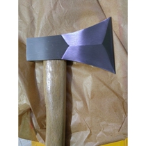 Hand-forged woodworking ax single-edged edge spring steel firewood splitting outdoor household fire-fighting tree felling all-steel camping