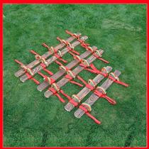 Sports meeting props activities race walking team building folk dragon boat shoes games concerted efforts wooden boards Dragon Boat Festival