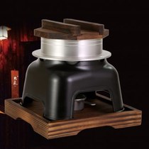 Japanese rice cooking oolong pot camping alcohol stove steaming rice pot commercial aluminum antique aluminum alloy rice pot