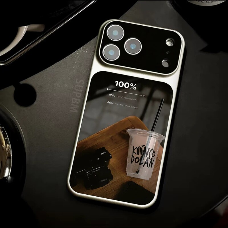 French Lulu Goya Coffee Camera Magnetic Case Suitable for Apple 17Pro Phone Case Iphone17Promax Trendy Brand Air Personalized 16 Cartoon 15 Men's High-End 14Plus Anti-Drop Protective Case