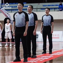 Accurate referee uniform referee pants basketball T-shirt mens short-sleeved sports professional game tops pants printed training clothes