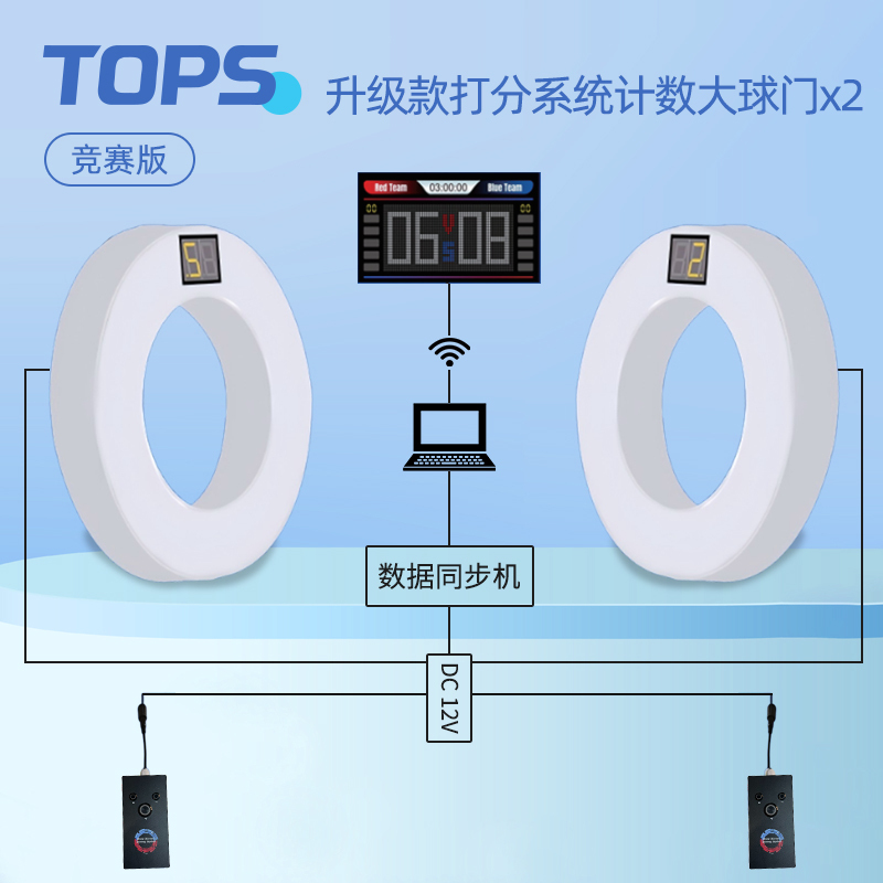 Topps Football Drone Goal and Match System Real-Time Screen Projection Bluetooth Button Referee Control System