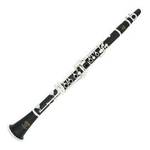 Cedson (SAIDESEN) Single reed pipe musical instrument black pipe 17 key double-two-section silver plated key beginner professional examination