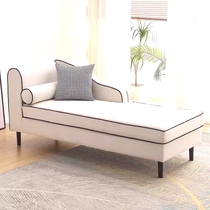 American modern fabric living room chaise lounge small apartment lazy sofa bedroom apartment B&B balcony single couch