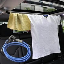 Car luggage rope car adjustable elastic rope trunk storage hook fixed strap clothesline for car