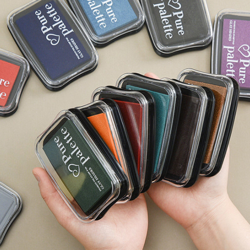 Retro 12 color large stamp DIY stationery craft supplies rub-Taobao