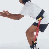 Tennis trainer vertical reach lower center of gravity fixed posture enhanced bouncing tennis training equipment