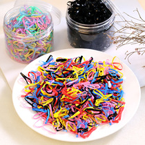 Hair tie rubber band headband hair tie hair tie disposable black rubber ring for girls and babies durable and high elasticity for adults