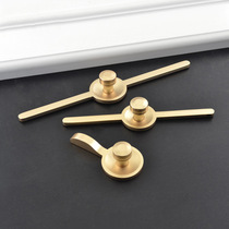 New Chinese style cabinet door long handle antique drawer single hole small handle modern simple hardware furniture accessories small handle