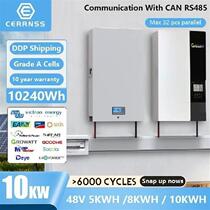 48V 200AH 10KW LiFePO4 Battery Powerwall Lithium Solar Batte