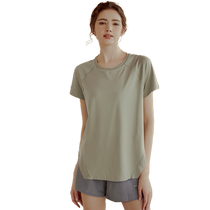 VFT loose sports top womens 2024 new yoga wear short-sleeved T-shirt running cover-up slim summer fitness wear