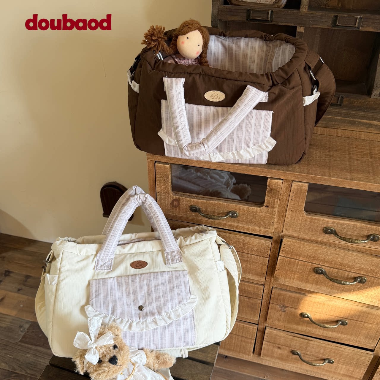 doubaod сумка-мессенджер для домашних животных с регулируемым плечом, портативная сумка для прогулок с домашними животными, сумка для собак, сумка для кошек, универсальная сумка four seasons Изображение 1