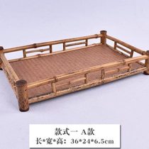 Monument maker bamboo woven tea tray tea set holder tea cup holder tray purple sand pot holder dry bubble table kettle holder tea table tray imitation