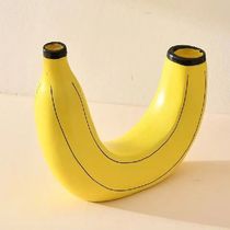 Creative Banana Flower Vase for Decor Banana Shaped Vases