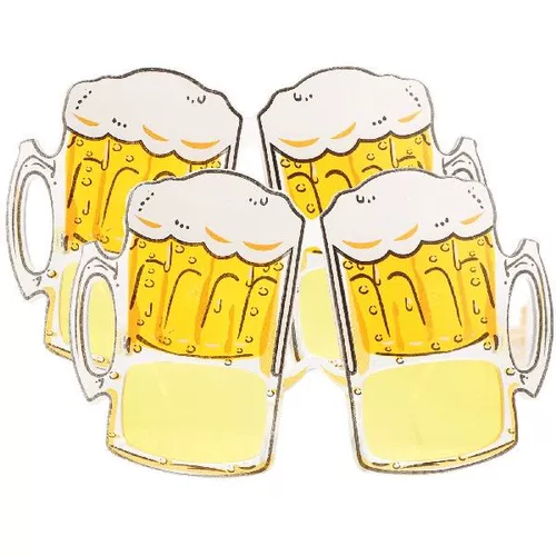 2 PCS Party Eyeglssses Beeer Cup Yellow Snglassseny