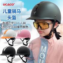 UCACO equestrian helmet breathable childrens equestrian hat riding safety helmet mens and womens horse protective equipment