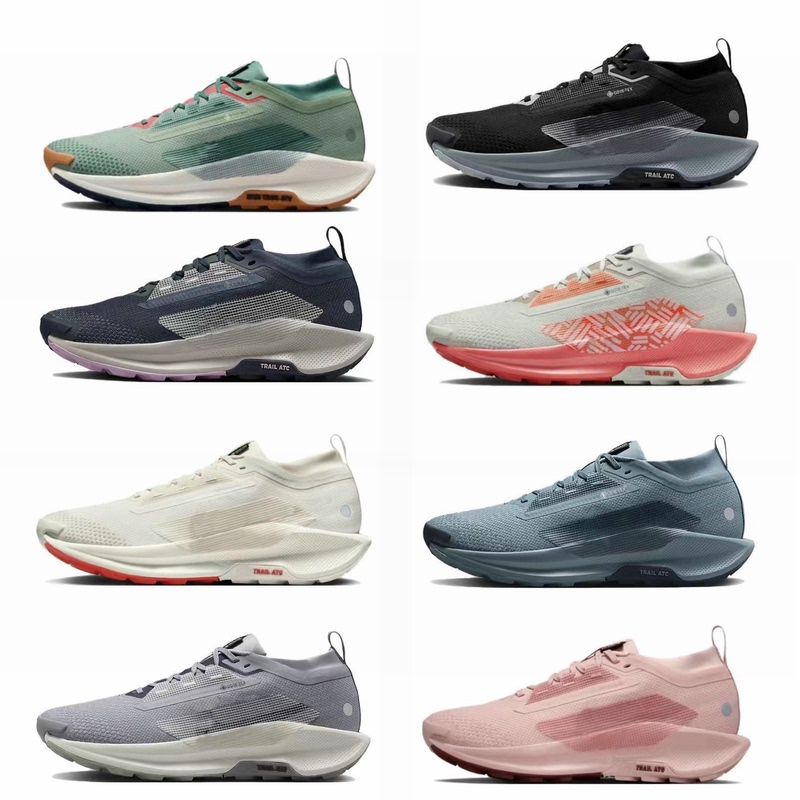 New Pegasus Trail5 Lightweight Running Shoes, Retro Blue, Beige and Orange, Comfortable Men's and Women's Casual Sports Shoes