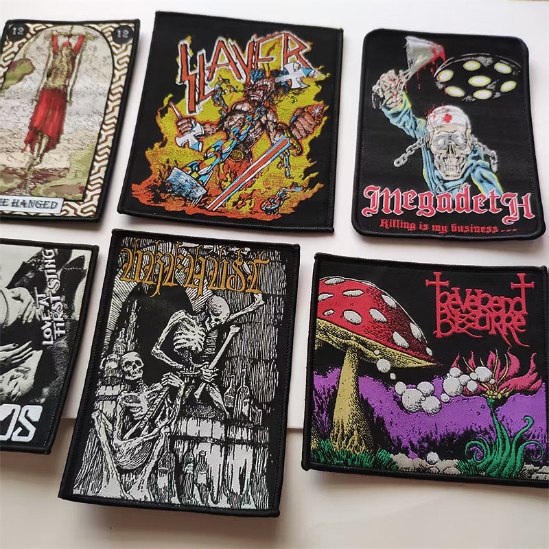 Slayer American Heavy Metal Thrash Band Cloth Label Patch Rock Band Cloth Label 132 Slayer American Heavy Metal Thrash Band Cloth Label Patch Rock Band Cloth Label 132
