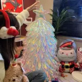 Рождественские украшения прозрачные красочные елочные шары домашняя атмосфера украшения магазин торговый центр креативный макет сцены