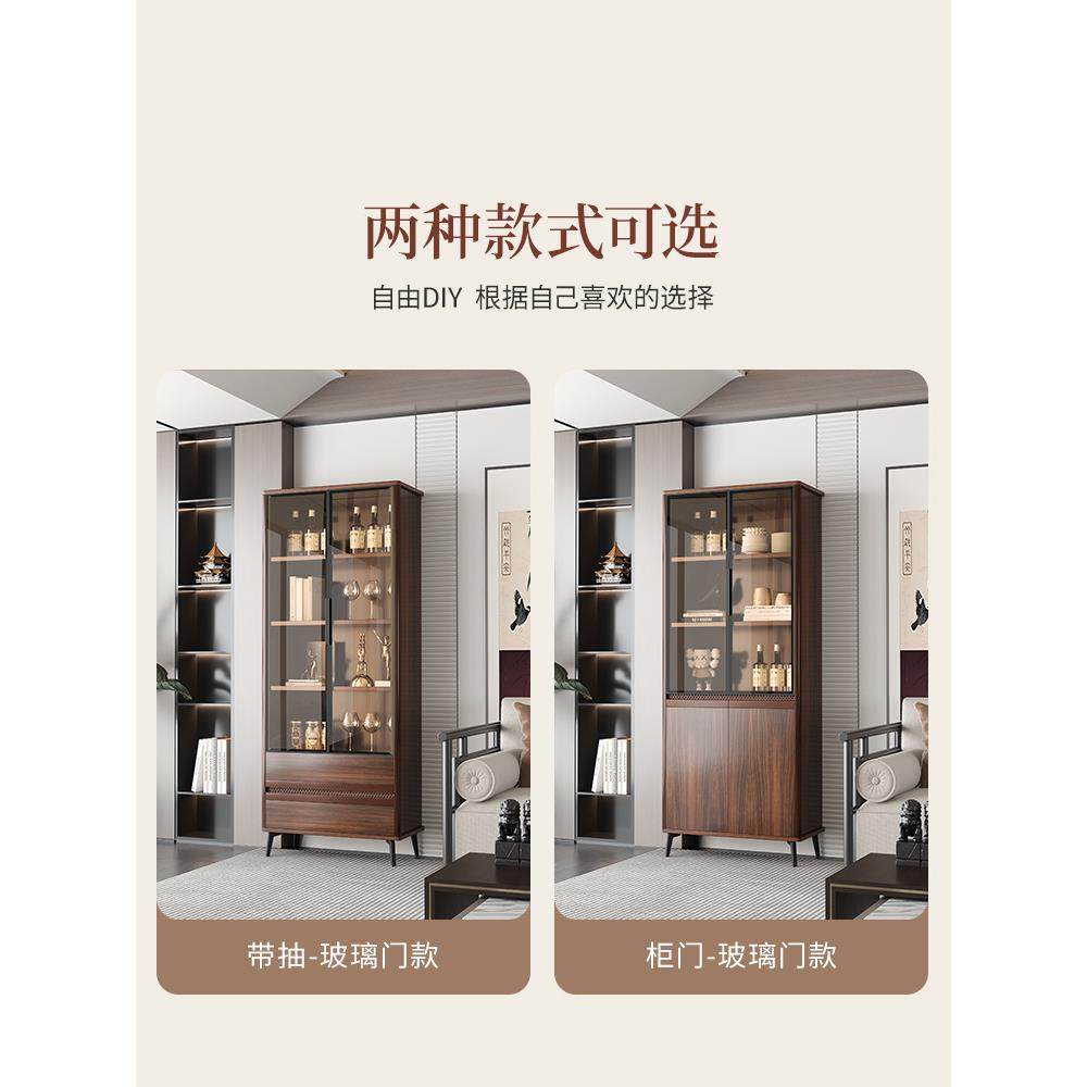 简约现代玻璃门酒柜餐边柜,客厅储物新风尚,你值得拥有!-餐桌椅酒柜-淘宝好物网
