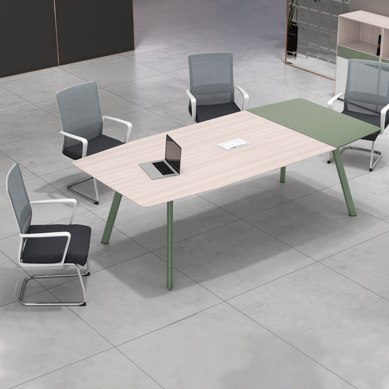 Large small meeting table in talks of arched long table training table modern minimalist meeting room strip table Foshan-Taobao