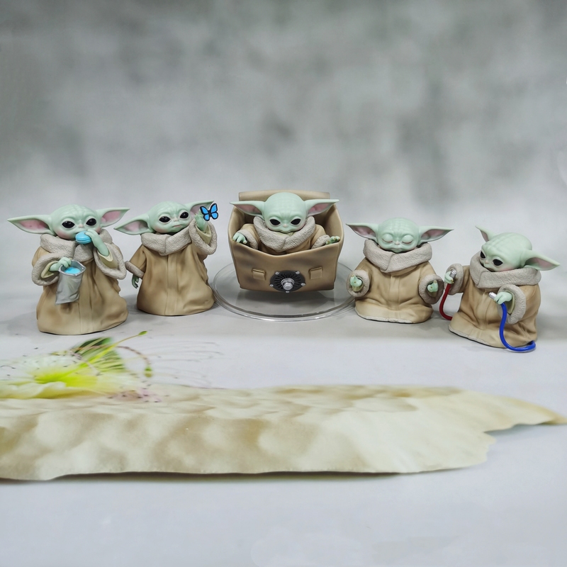 Authentic Loose Goods Star Wars the Mandalorian Baby Yoda Desktop Figurine Decoration Authentic Loose Goods Star Wars the Mandalorian Baby Yoda Desktop Figurine Decoration